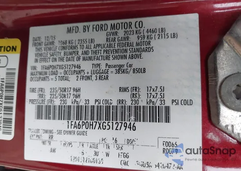 2016 Ford Fusion Se из США, поврежденный, VIN 1FA6P0H7XG5127946